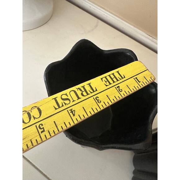 2 Vintage BON CHEF Fluted Pewter BLACK Individual Baking Serving Cups Bowls pair - Picture 6 of 16